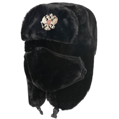 Ushanka Earmuffs Hat for Men & Women - Stylish Imitation Rabbit Fur - Buy Center