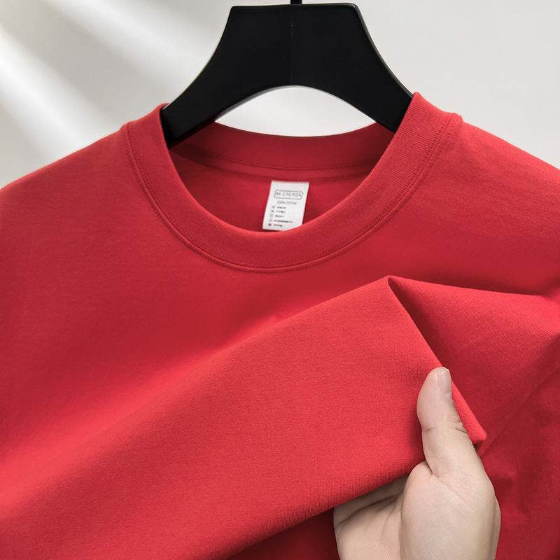 230g Cotton Short-Sleeved T-Shirt for Men - Stylish Casual Wear 2025 - Buy Center