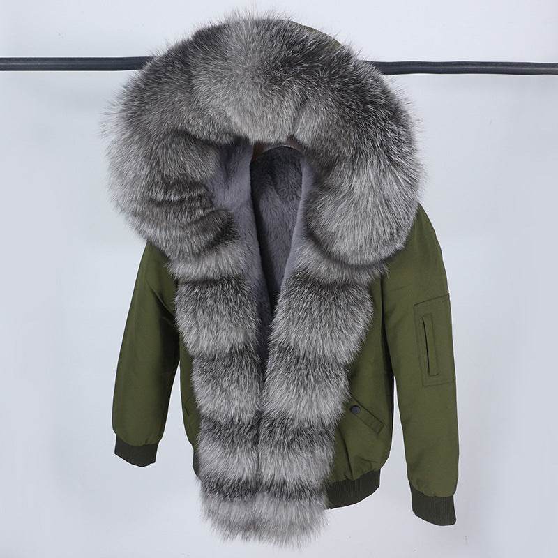 Buycenter Women's Detachable Fur Collar Coat - Stylish and Casual Design - Buy Center