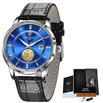 Buy Center Men's Mechanical Watch - Waterproof, Double Calendar, Luminous Design - Buy Center