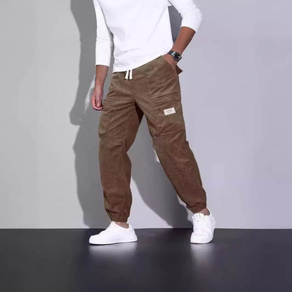 Men’s Corduroy Overalls - Casual Multi-Pocket Cargo Pants for 2025 - Buy Center