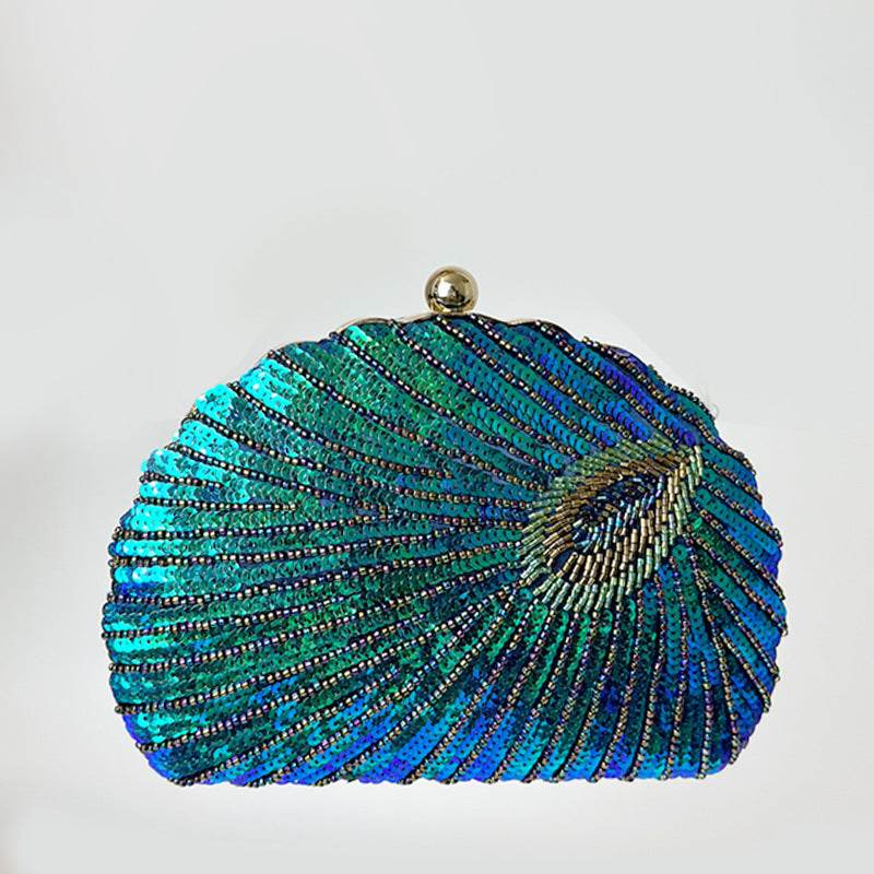 Women's Vintage Beaded One-Shoulder Handbag - Elegant Crossbody Style - Buy Center
