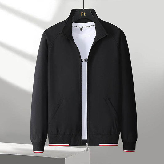 Buycenter Men's Casual Business Baseball Uniform - Trendy One-Piece Trench Coat - Buy Center