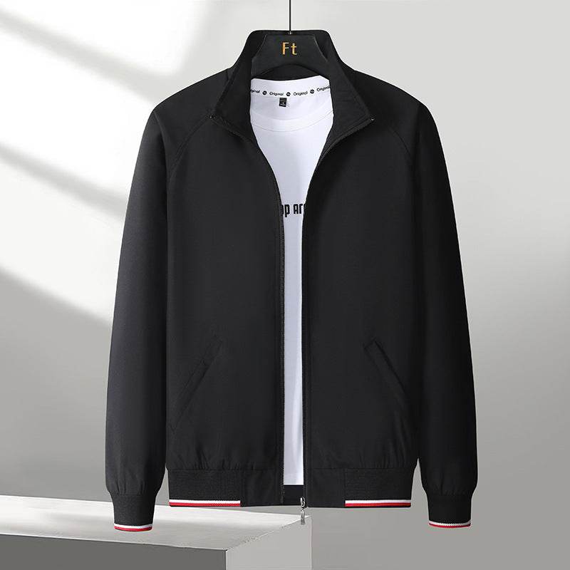 Buycenter Men's Casual Business Baseball Uniform - Trendy One-Piece Trench Coat - Buy Center