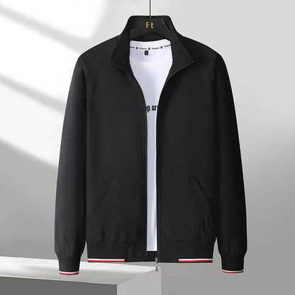 Buycenter Men's Casual Business Baseball Uniform - Trendy One-Piece Trench Coat - Buy Center