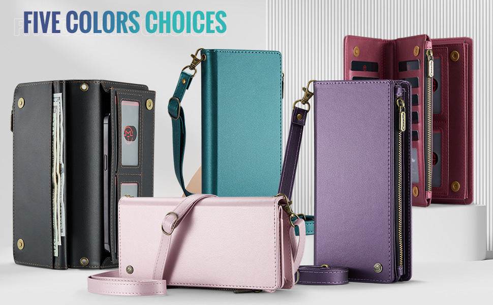 Universal Leather Wallet Case - Crossbody Phone Holder, Stylish & Functional - Buy Center