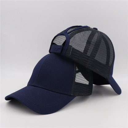 Buycenter Women's Breathable Ponytail Hip Hop Hat - Stylish Dome Design - Buy Center