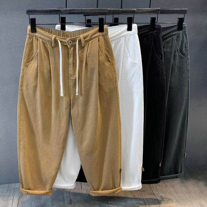 Men's Plus Size Harem Pants - Comfortable Loose Fit for Any Occasion - Buy Center