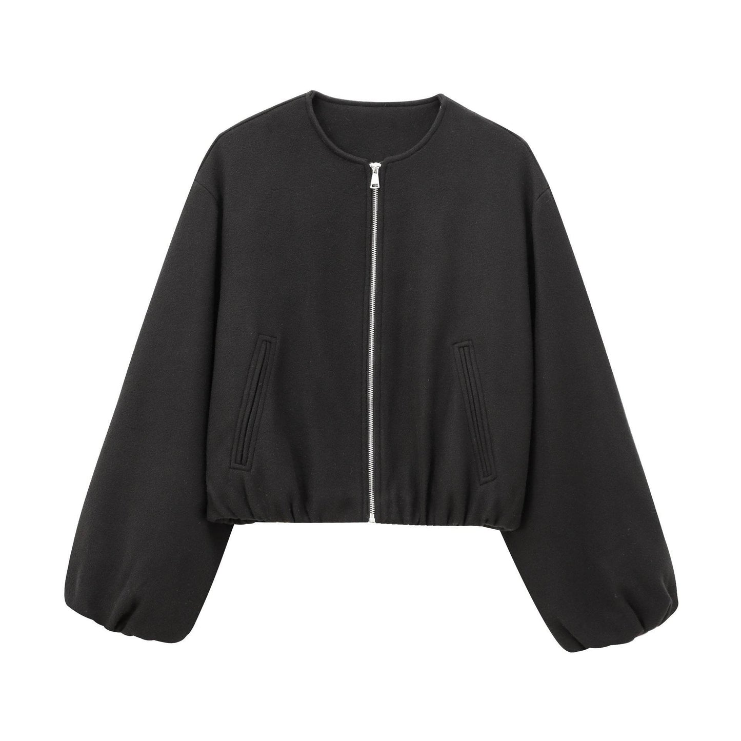 Buycenter European & American Fashion Bomber Jacket - Soft Polyester Coat - Buy Center