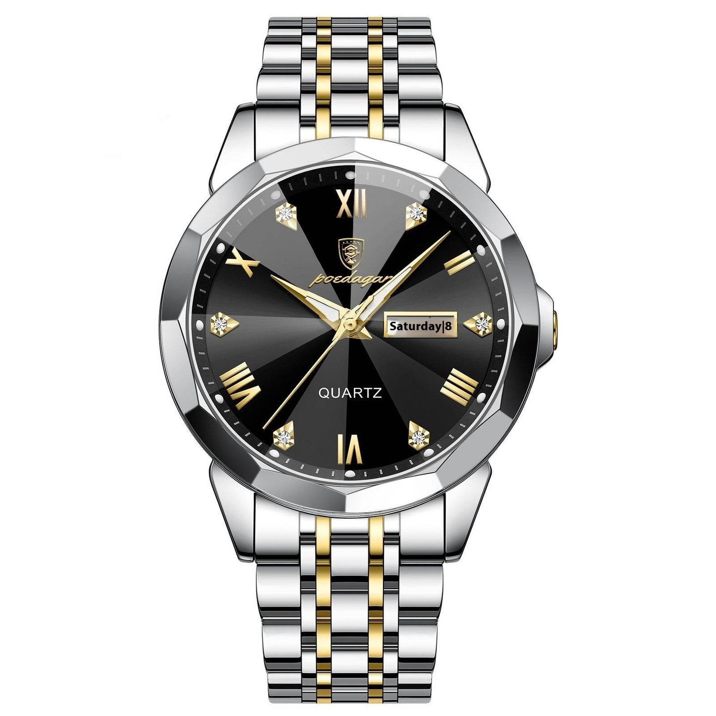Buycenter Luxury Men's Waterproof Quartz Watch - Super Luminous Elegance - Buy Center