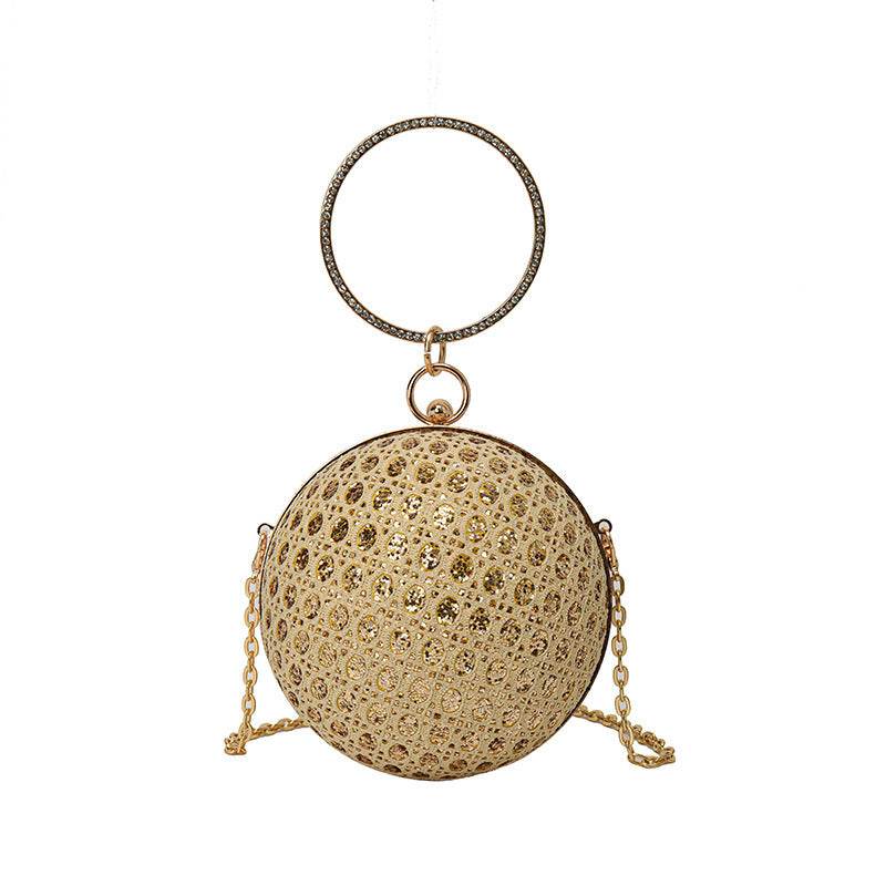 Diamond Retro Shoulder Bag - Stylish Women's Crossbody with Round Design - Buy Center