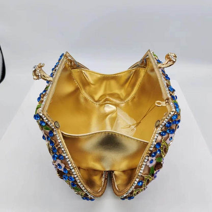 Dripping Oil Diamond Evening Bag - Elegant Enamel Flower Clutch 2025 - Buy Center