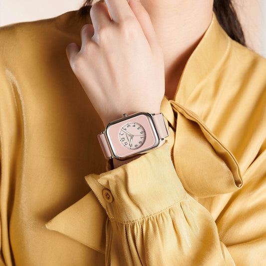 Elegant Black Square Ladies Watch - Waterproof Quartz Movement 2025 - Buy Center