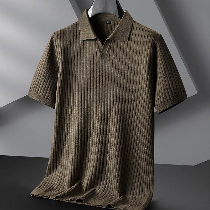 Buycenter Men's Plus Size Casual Lapel Short Sleeve Shirt - Spring Fashion - Buy Center