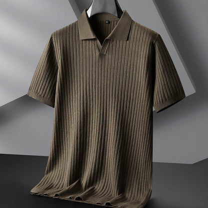 Buycenter Men's Plus Size Casual Lapel Short Sleeve Shirt - Spring Fashion - Buy Center