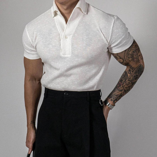 Thread Sports Polo Shirt - Short Sleeved, Solid Color Polyester, Summer Wear - Buy Center