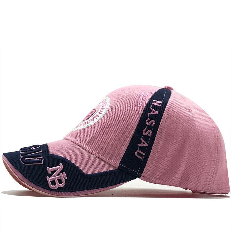 Trendy Embroidered Baseball Cap - Adjustable Cotton Sun Protection Hat - Buy Center