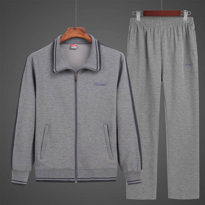 Men's Casual Autumn Sport Suit - Stylish Comfort for Middle-Aged Men - Buy Center
