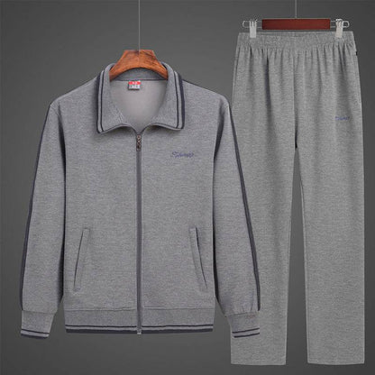 Men's Casual Autumn Sport Suit - Stylish Comfort for Middle-Aged Men - Buy Center