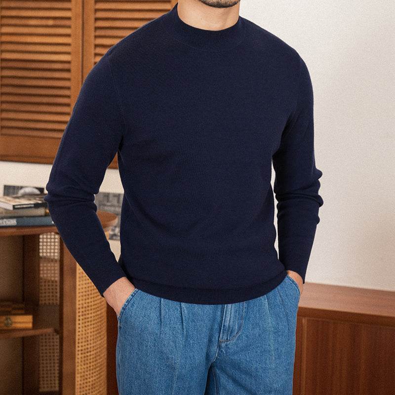 Buycenter Commuter Men's Sheep Wool Base Shirt - Slim Fit Long Sleeve - Buy Center