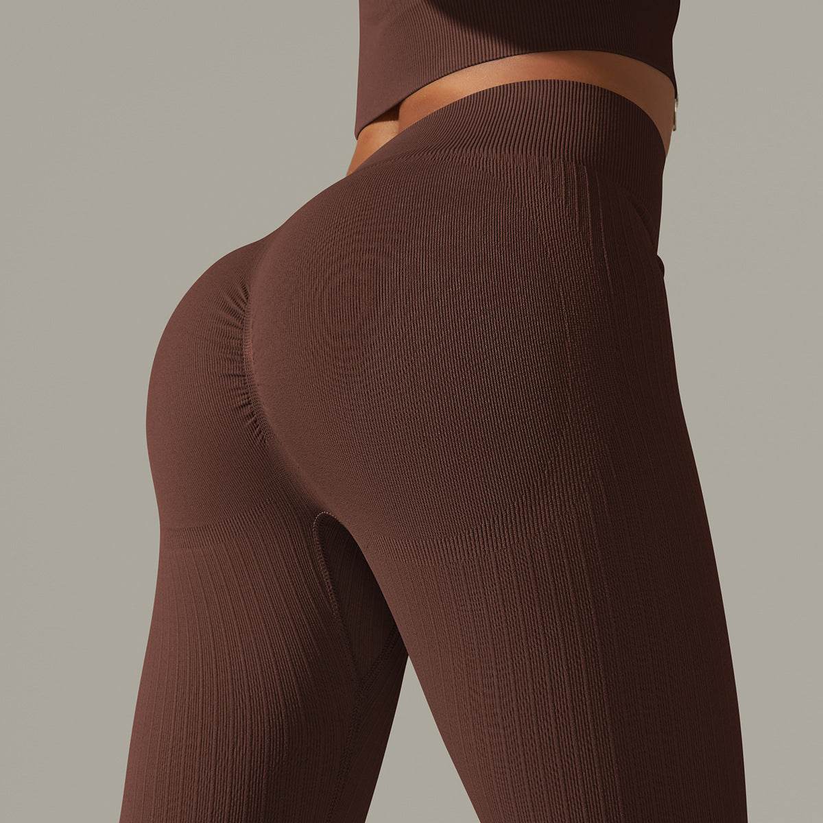 High Waist Yoga Pants - Stylish Striped Fitness Wear for All Activities - Buy Center