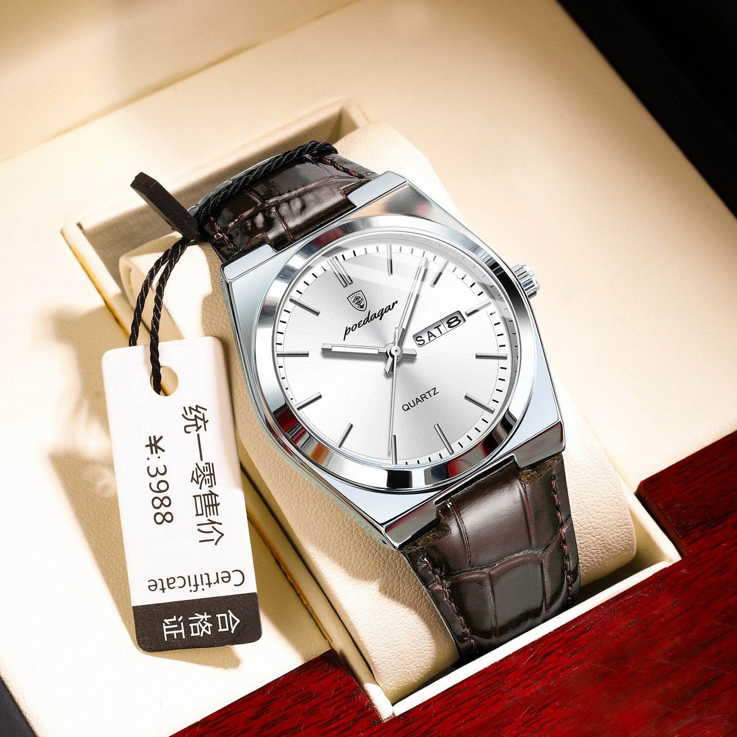 Ultra-Thin Men's Waterproof Quartz Watch - Stylish & Casual Elegance - Buy Center