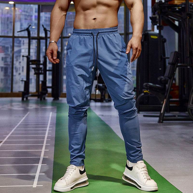 Workoutwolf Men's Ice Silk Sports Pants - Quick-Dry & High Elasticity 2025 - Buy Center