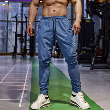 Workoutwolf Men's Ice Silk Sports Pants - Quick-Dry & High Elasticity 2025 - Buy Center