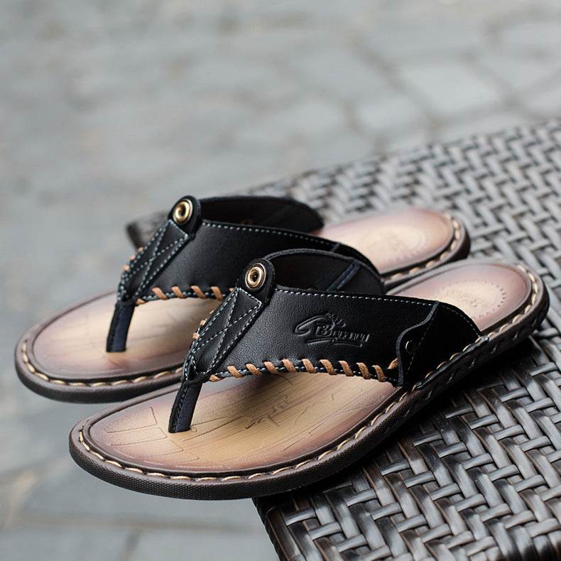 Buycenter Men's Stylish Summer Slippers - Comfortable Large Sizes Available - Buy Center