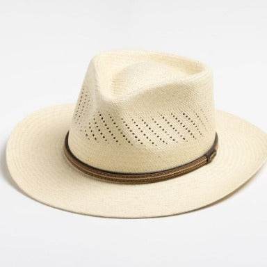 Striped Bow Flat-Brimmed Jazz Straw Top Hat - Adjustable & Stylish Sun Protection - Buy Center