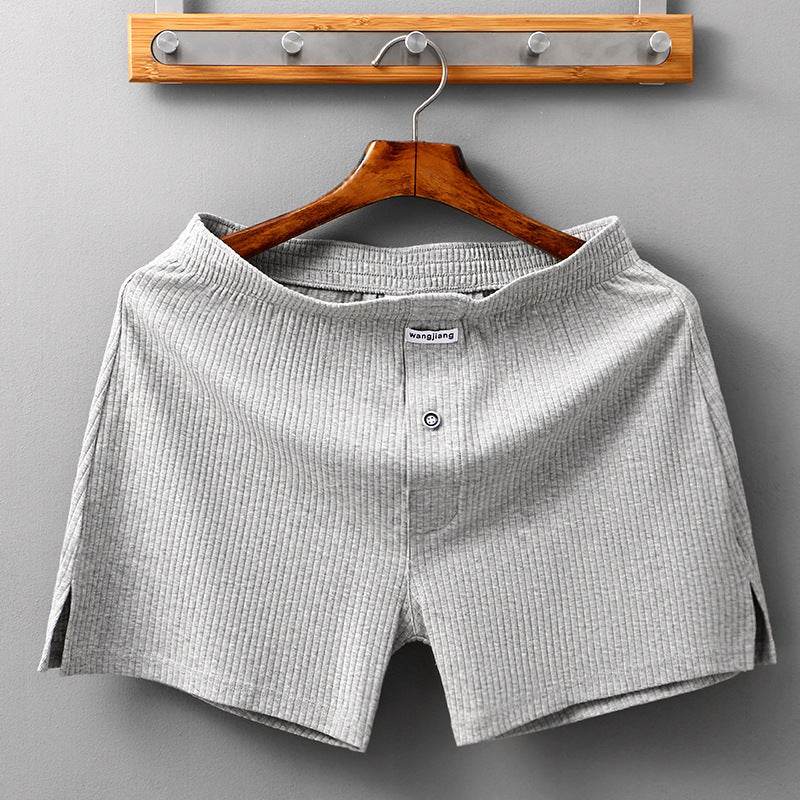 Men's Cotton Sports Shorts - Breathable Comfort in Solid Colors - Buy Center