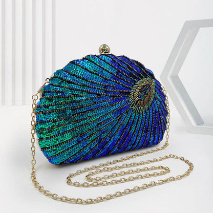 Women's Vintage Beaded One-Shoulder Handbag - Elegant Crossbody Style - Buy Center