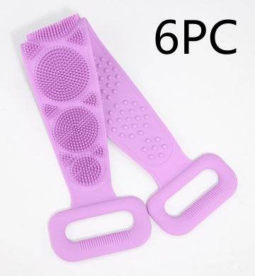 Premium Bath Towel Silicone Rubbing Back Towel - Double-Sided Comfort - Buy Center