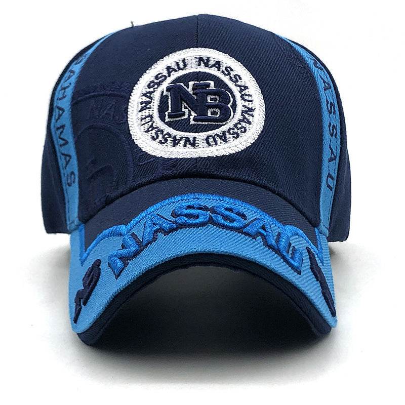 Trendy Embroidered Baseball Cap - Adjustable Cotton Sun Protection Hat - Buy Center