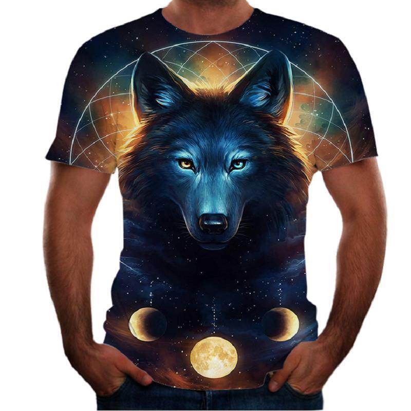 Men's 3D Animal Print T-Shirt - Casual Short Sleeve Fashion 2025 - Buy Center