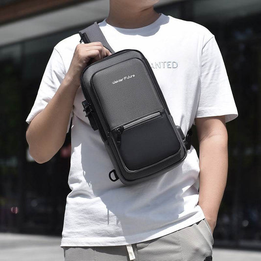 Trendy Men's Anti-Theft Crossbody Backpack - Oxford Cloth Style 2025 - Buy Center