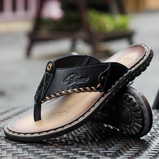 Buycenter Men's Stylish Summer Slippers - Comfortable Large Sizes Available - Buy Center