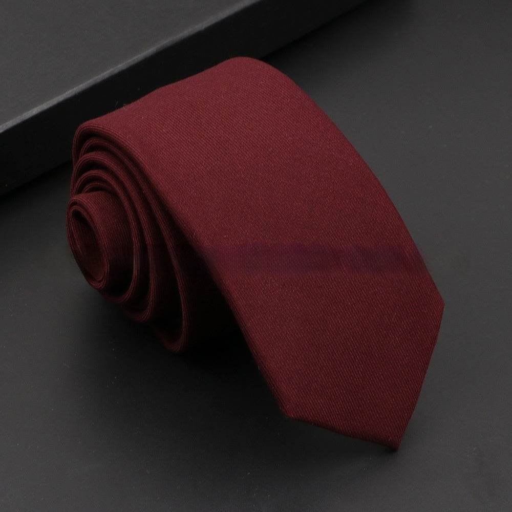Korean Artificial Woolen Necktie for Men - Casual & Formal Accessory 2025 - Buy Center