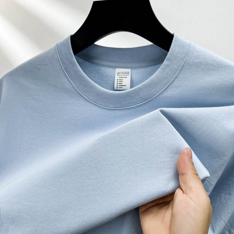 230g Cotton Short-Sleeved T-Shirt for Men - Stylish Casual Wear 2025 - Buy Center