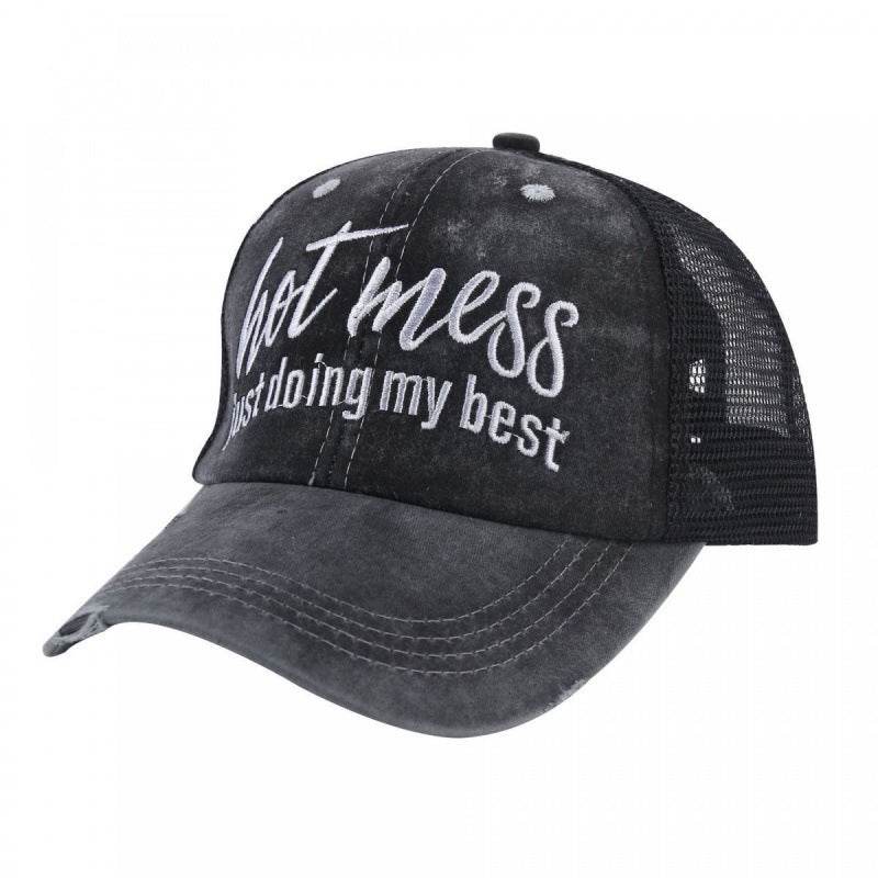 Buycenter Washed Embroidered Baseball Cap - Stylish Cotton for Spring & Autumn - Buy Center