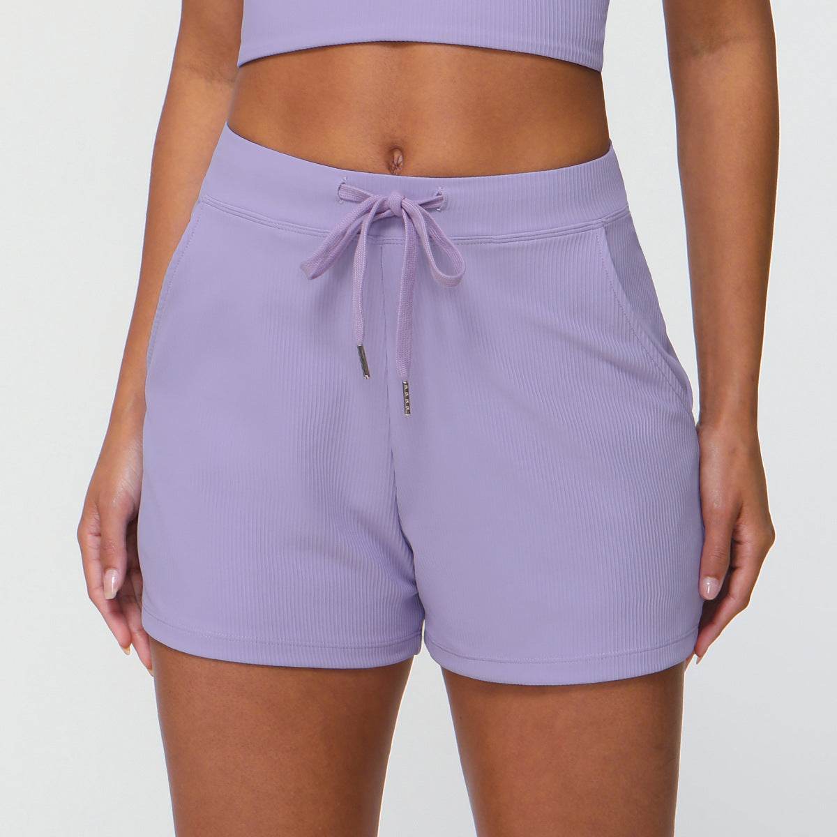 Women's Quick-Drying Yoga Shorts - Stylish Drawstring & Loose Fit - Buy Center