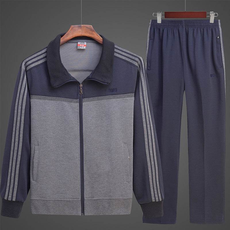 Men's Casual Autumn Sport Suit - Stylish Comfort for Middle-Aged Men - Buy Center