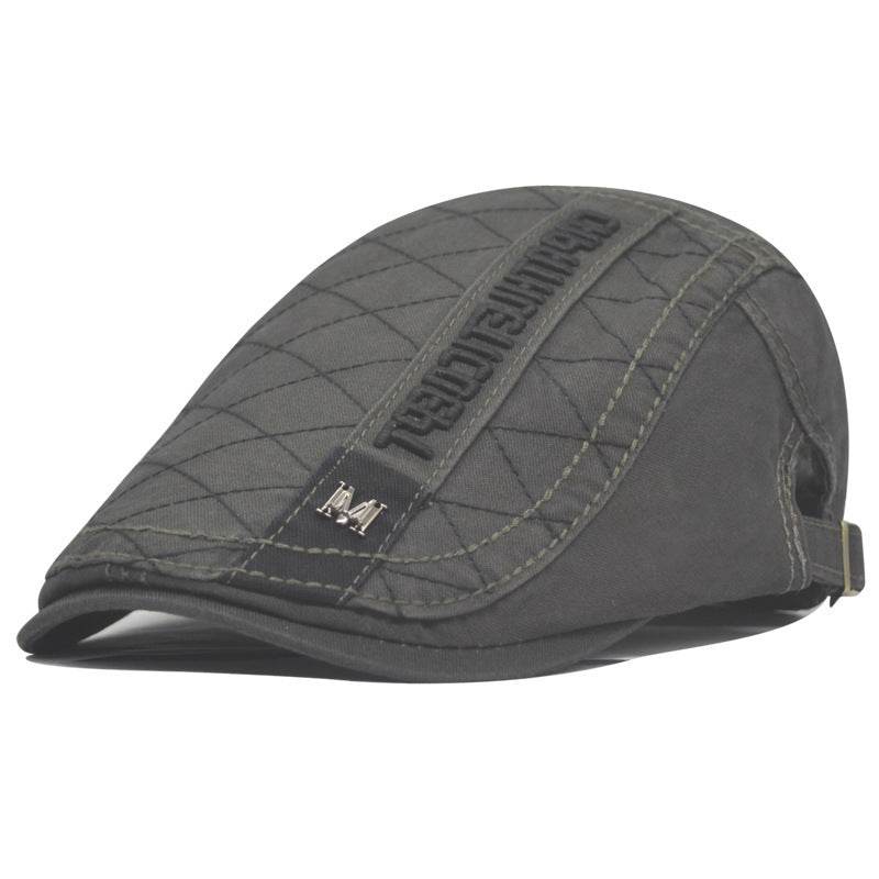 Men's Sun Protection Peaked Cap - Adjustable & Breathable Retro Style - Buy Center