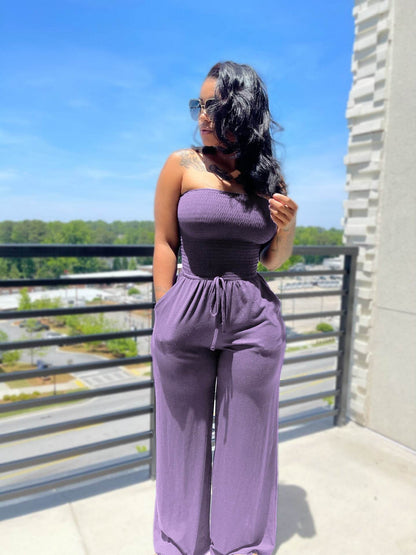 Sexy Casual Wide-Leg Jumpsuit - Brushed Milk Silk for Trendy Fashion - Buy Center
