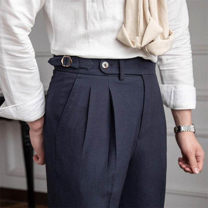 Buycenter Men's Business Casual Trousers - Stylish Fit & Easy Matching - Buy Center