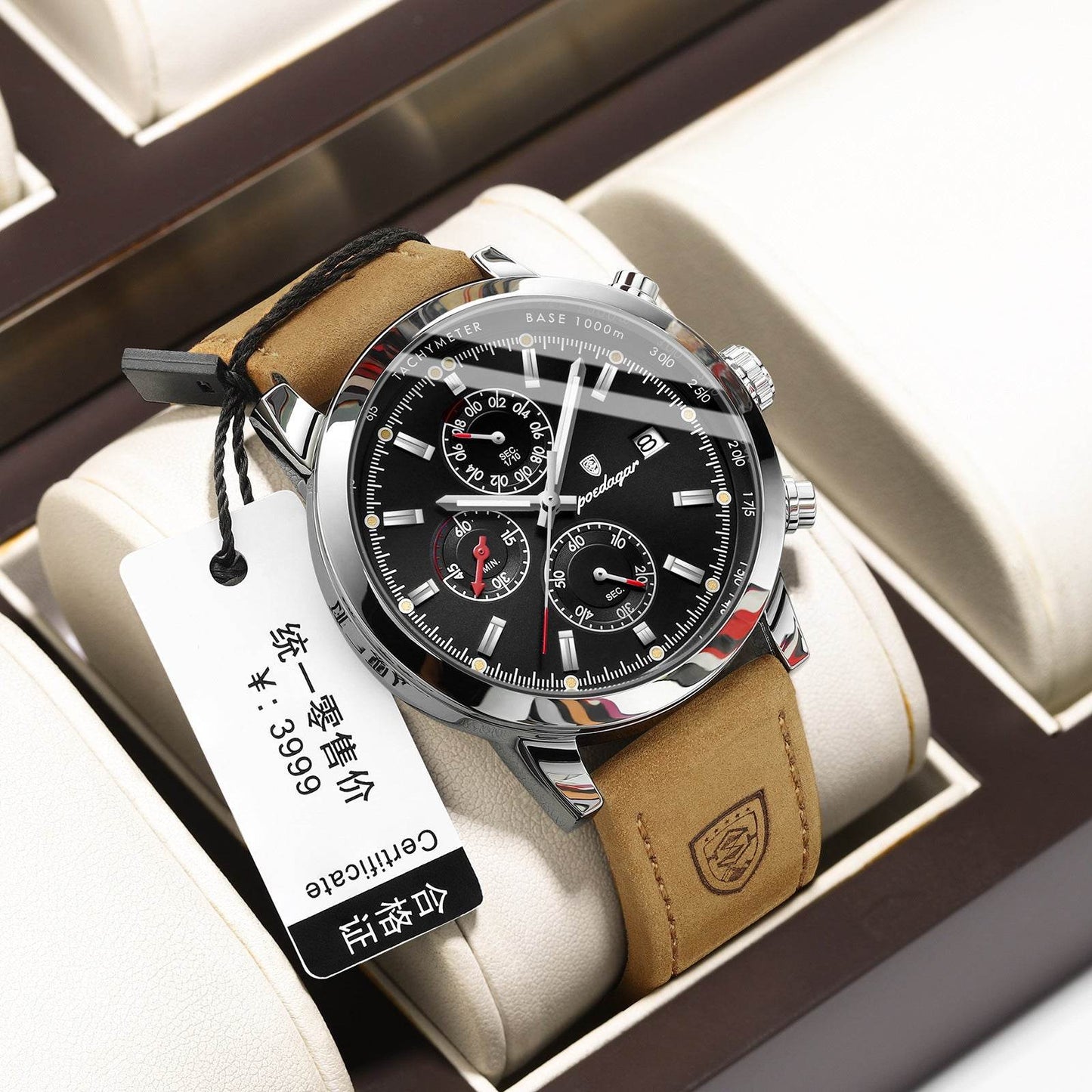 Multifunctional Waterproof Men's Quartz Watch - Stylish & Durable Design - Buy Center