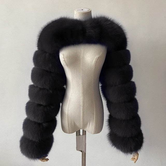 Buycenter Women's Fur Shawl Coat - Elegant Artificial Fur in Various Colors - Buy Center