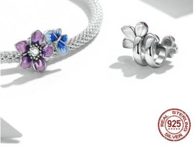 Sterling Silver S925 Beaded Bracelet - Colorful Geometric Design 2025 - Buy Center