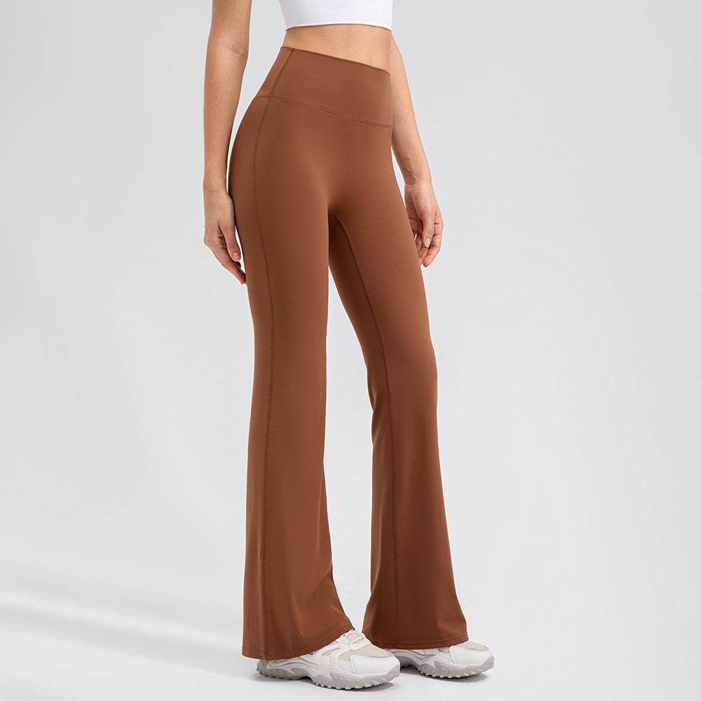 Buycenter High Waisted Hip Lifting Yoga Pants - Flared, Breathable Fit - Buy Center