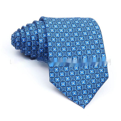 Men's Printed Work Tie - Stylish Polyester Bow Tie with Geometric Design - Buy Center